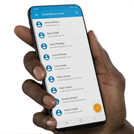 Grant access remotely with the Tapkey App and smart locks for every door. | Zugang aus der Ferne mit der Tapkey App und digitalen Schlössern für jede Tür vergeben.