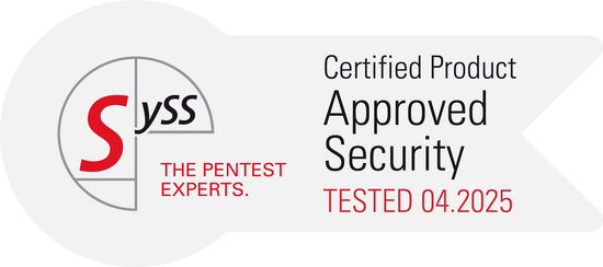 SySS Security Certificate | SySS Sicherheit Zertifikat