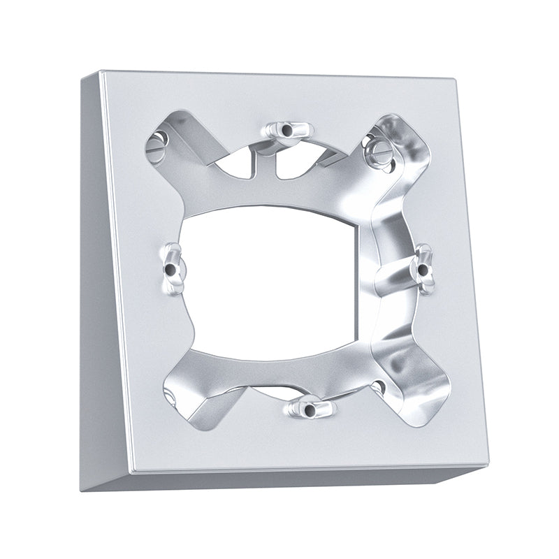 Access Manager Compact Surface Frame in silver |Wandleser AccessManager Compact in Silber